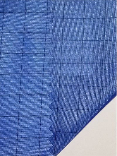 XA-GDLD  JLANC15-14A  防靜電系列   210T 艷藍防靜電綢 側面照